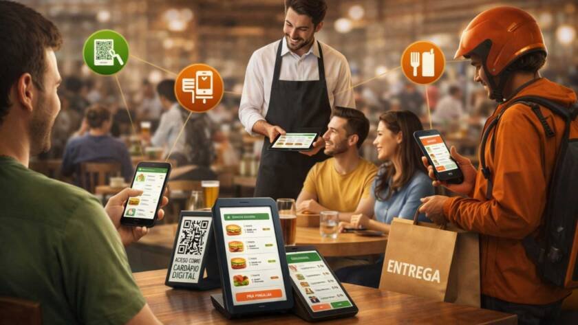 O futuro dos restaurantes com atendimento híbrido