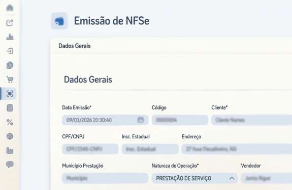 Emita notas fiscais de forma rápida e segura, com integração automática e total conformidade com as exigências fiscais.